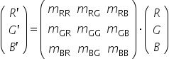 CCM矩阵
