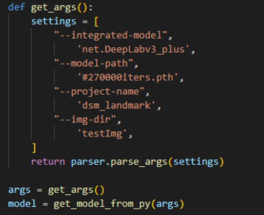 Python脚本中使用了argparse进行参数解析