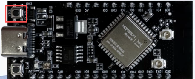 GPIO 13 按键接线