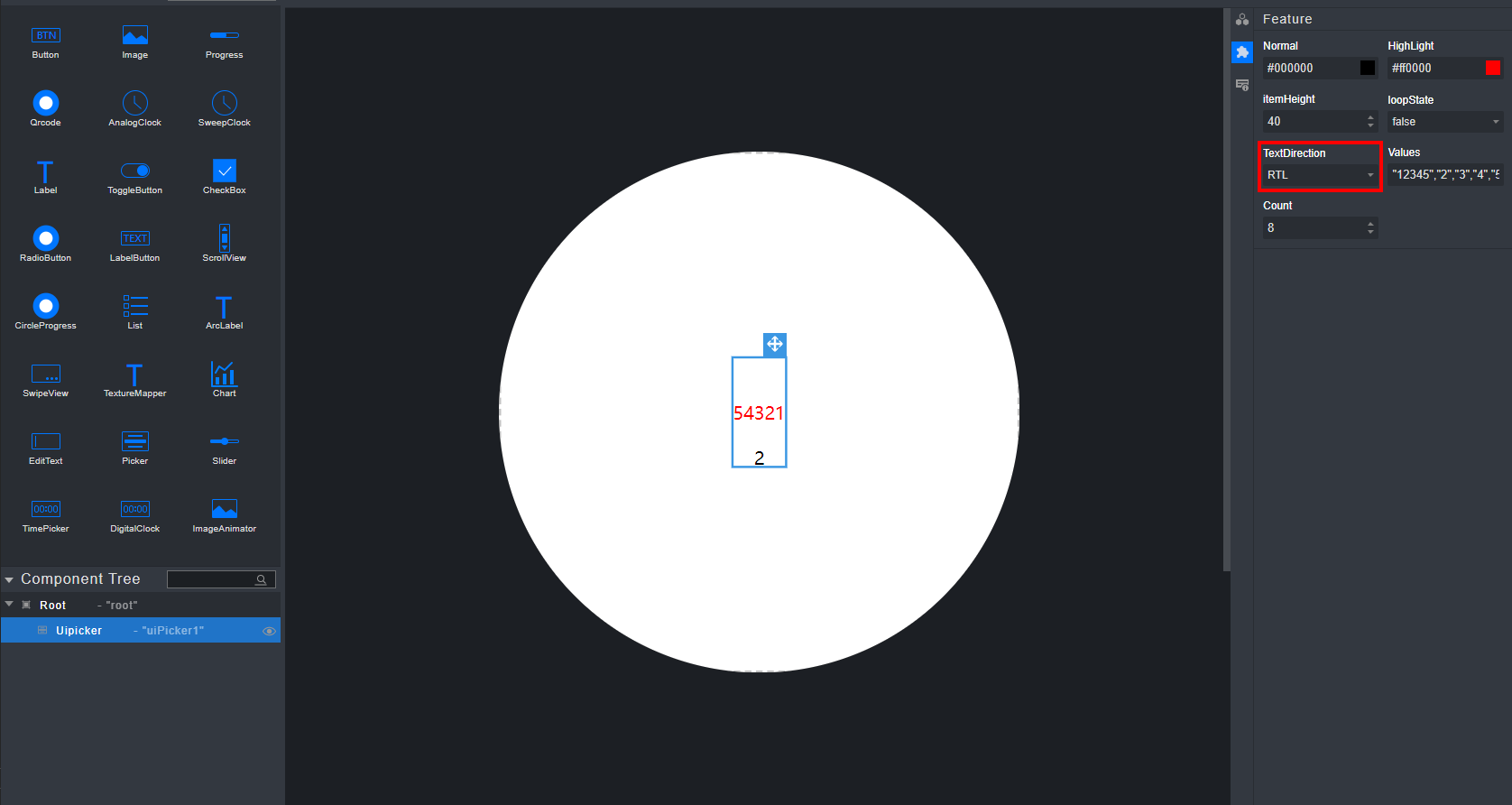修改文本方向
