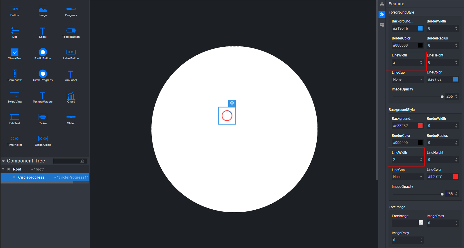 修改进度条宽度