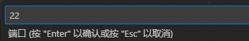 输入端口号