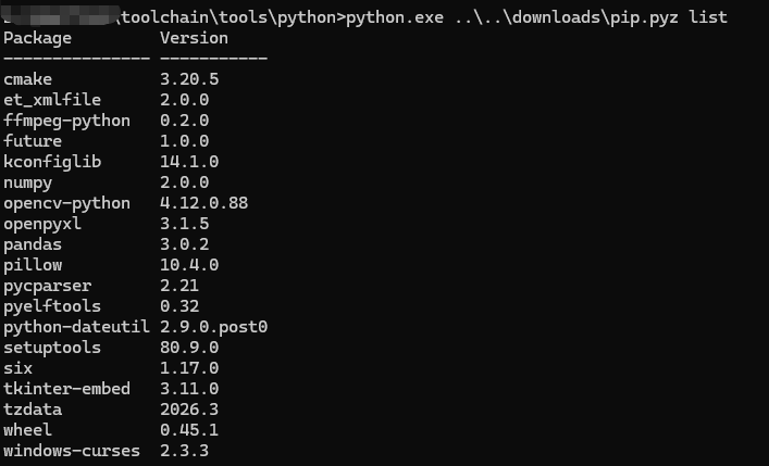 python环境验证
