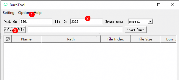 **图 3** 配置 USB vid 和 pid