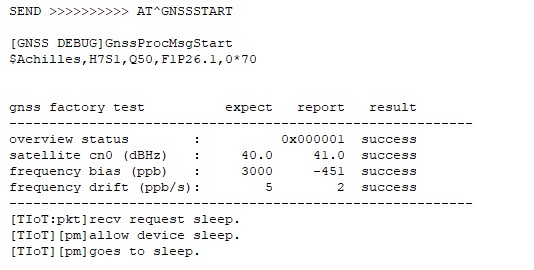 GNSS 产测结果示例