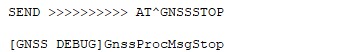 GNSS 停止示例