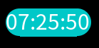 UIDigitalClock效果