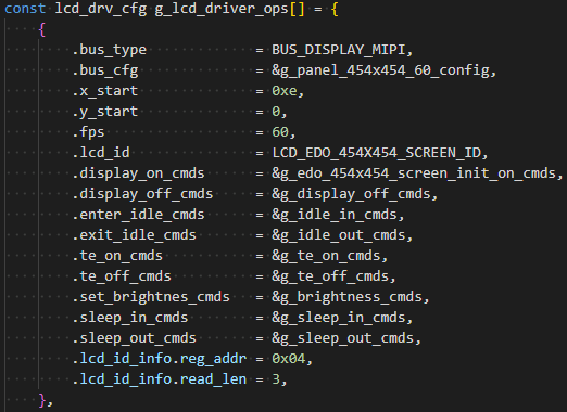 g_lcd_driver_ops配置