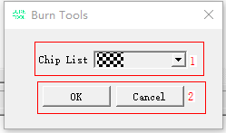 **图 1** 选择Chip界面示意图