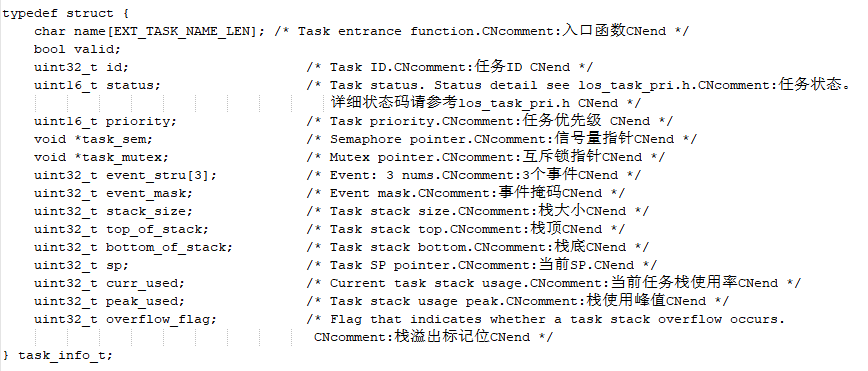**图 1** 任务信息统计示例