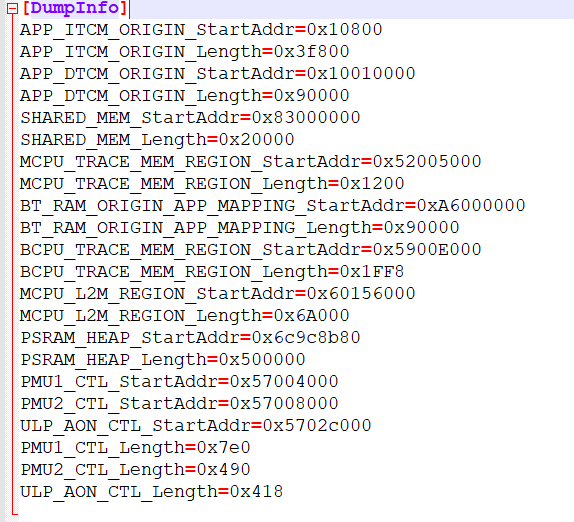 **图 1** config.ini中配置信息