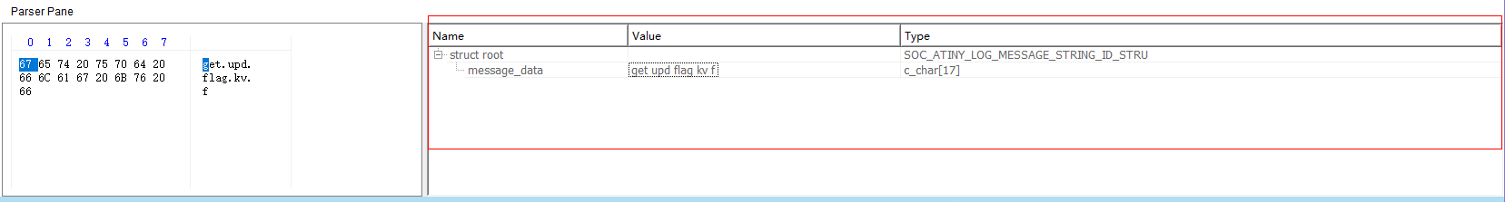 **图 1** Parser Pane示意图